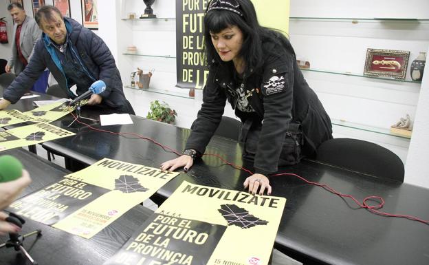 Imagen de la rueda de prensa previa a la movilización del 15N.