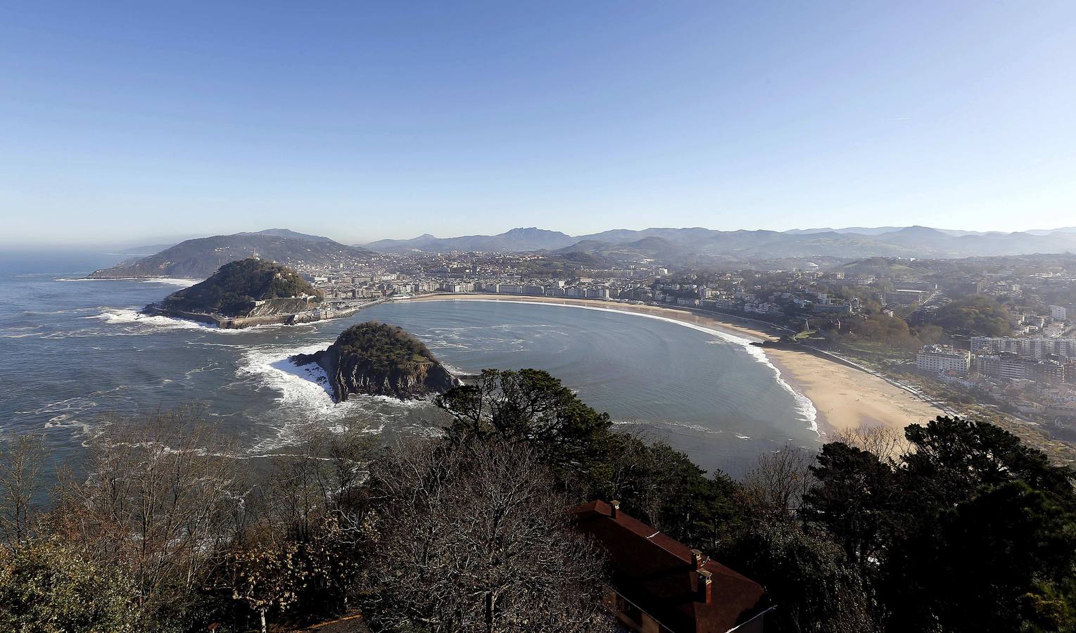 Playa de Concha de San Sebastián.