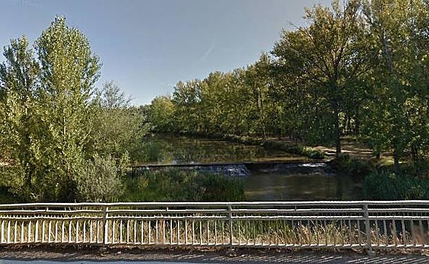Río Duero a su paso por Almazán, en Soria. 