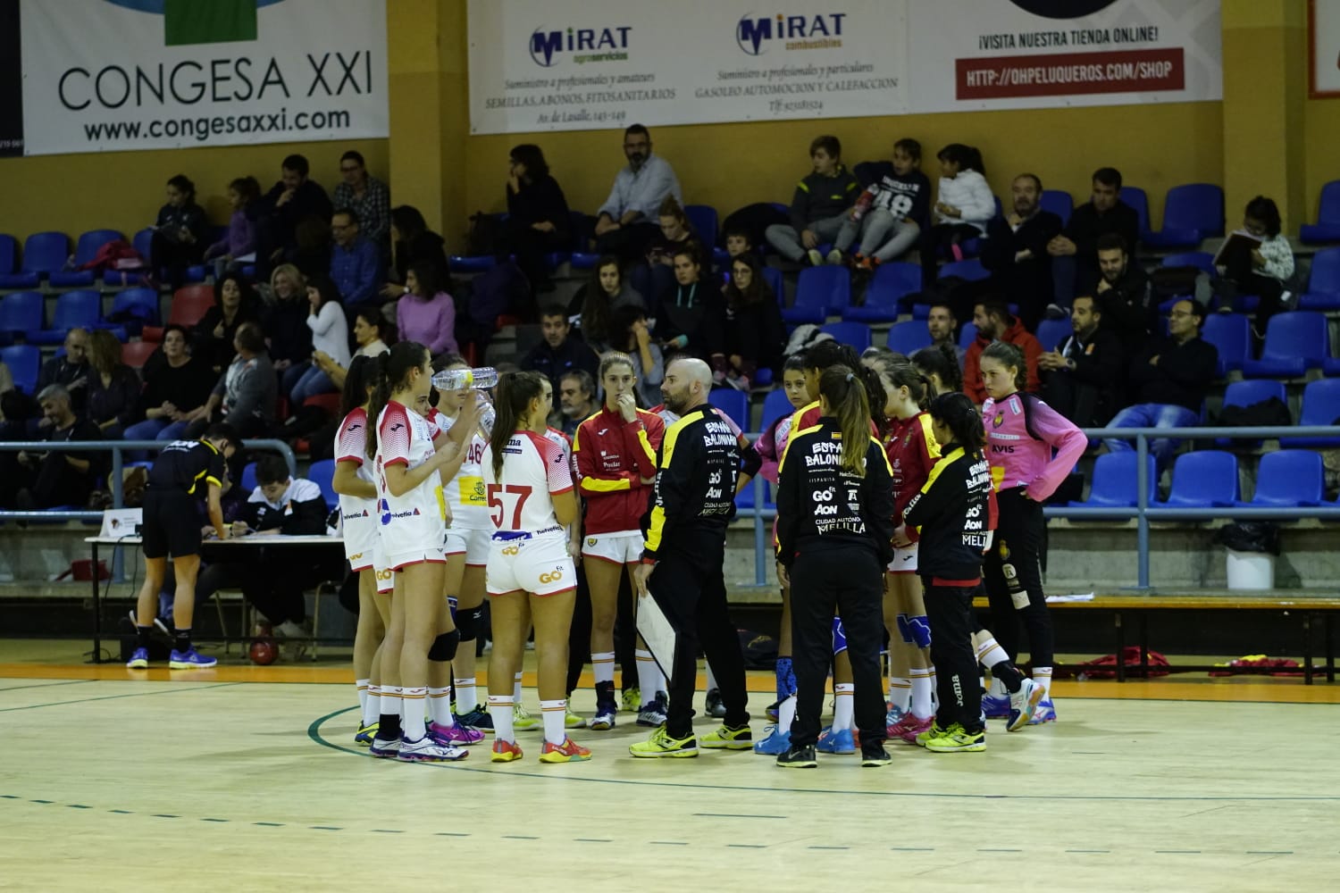 El combinado español se encuentra esta semana de concentración en Béjar