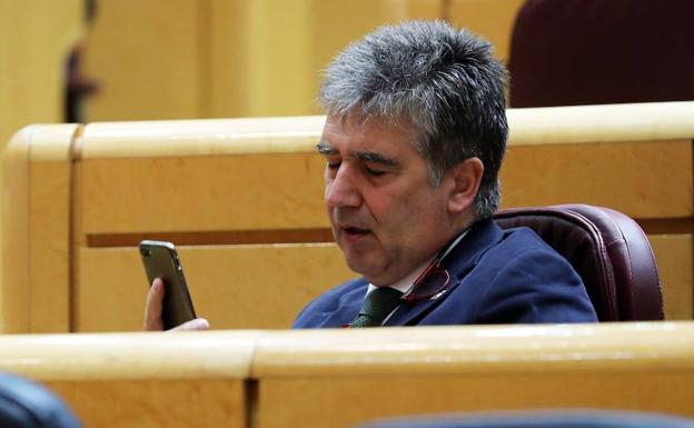 Ignacio Cosidó, durante el pleno del Senado.