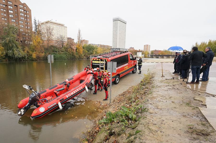 Fotos: Nuevas rampas de acceso al Pisuerga para emergencias