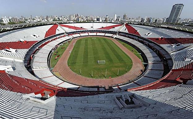 Imagen del Monumental de Buenos Aires, estadio de River.