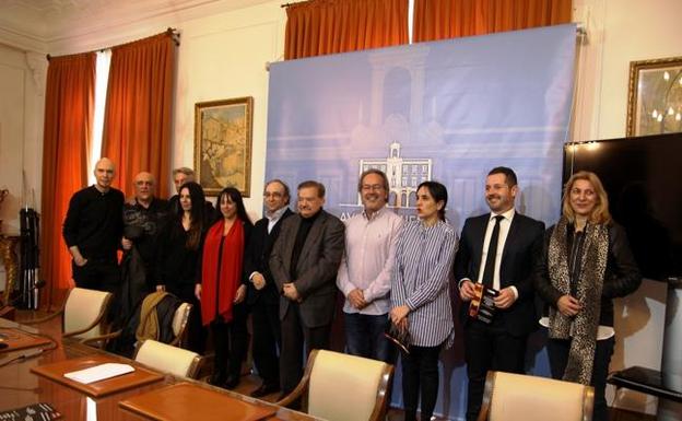 Presentación de las jornadas sobre gestión de teatros públicos en el Ayuntamiento de Zamora. 