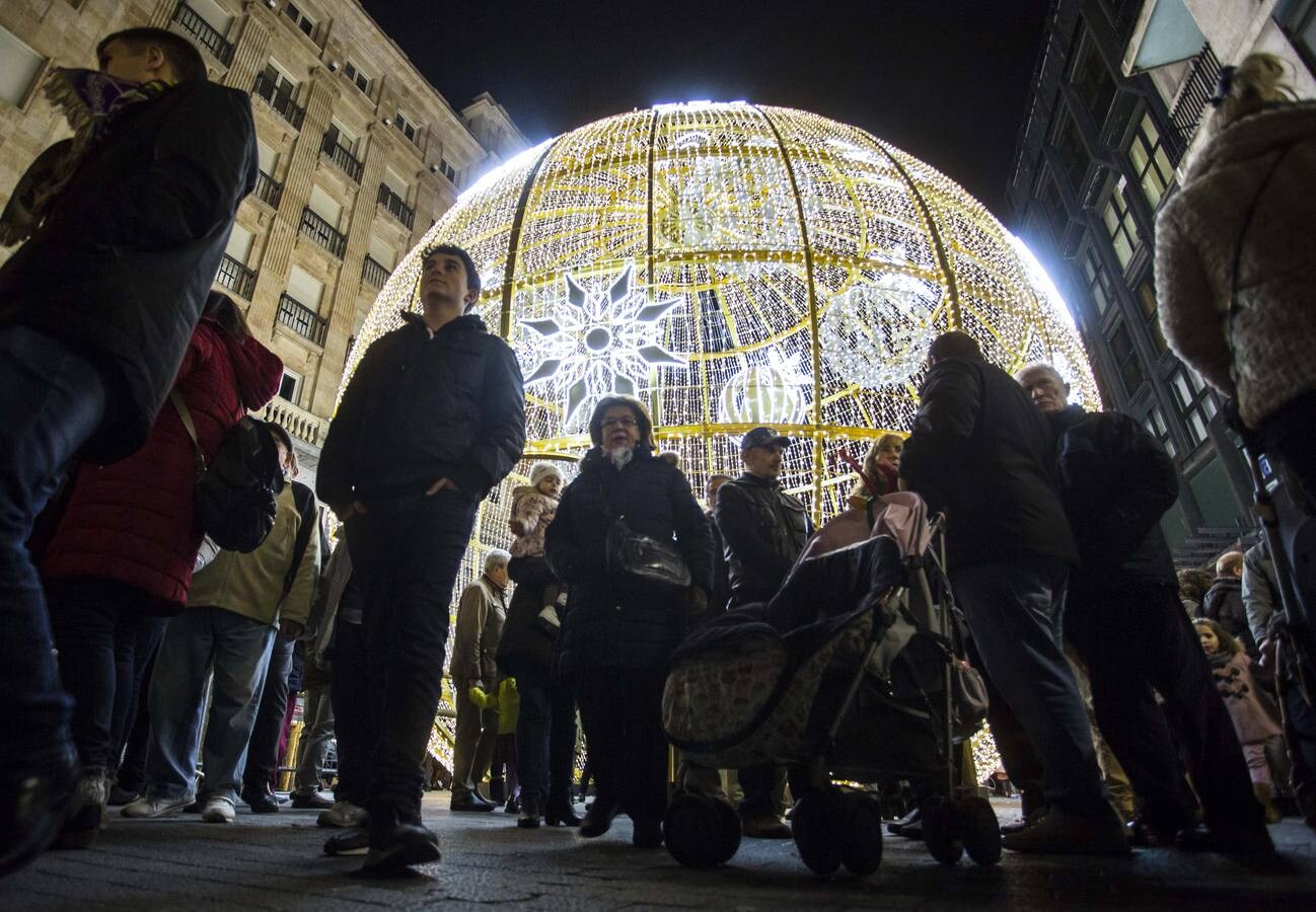 Fotos: Encendido de las luces de Navidad en Valladolid