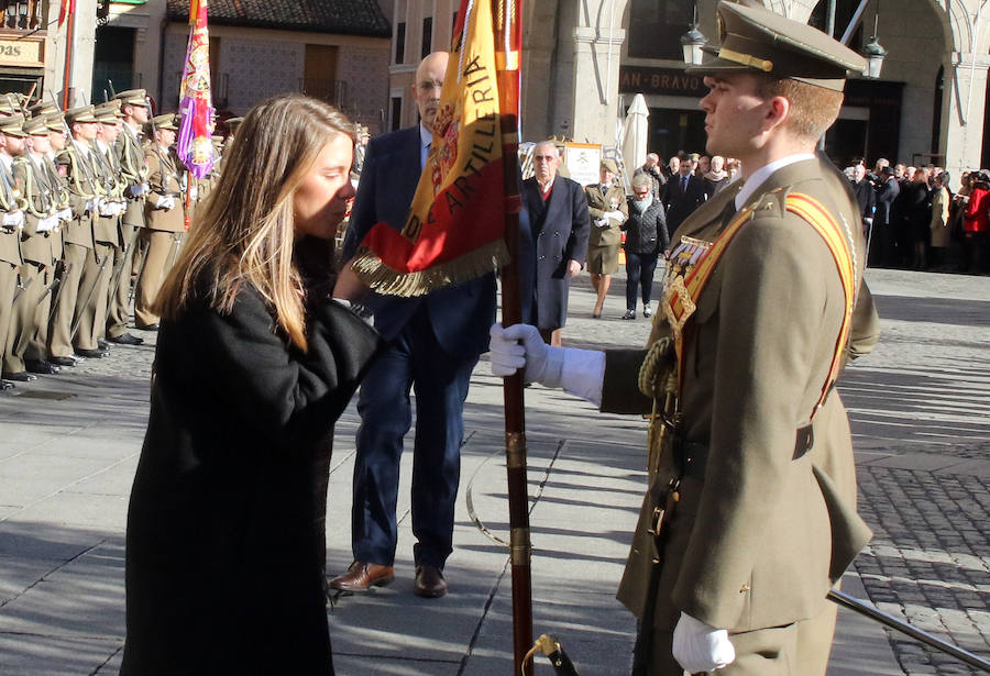 Fotos: Jura de Bandera en la Plaza Mayor de Segovia