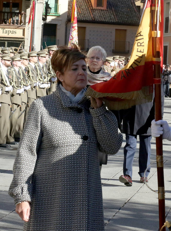 Fotos: Jura de Bandera en la Plaza Mayor de Segovia