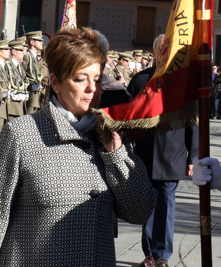 Fotos: Jura de Bandera en la Plaza Mayor de Segovia