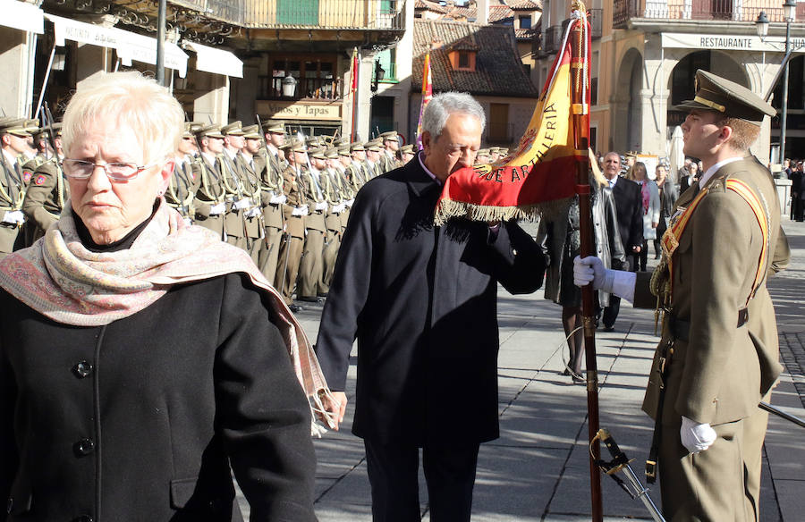 Fotos: Jura de Bandera en la Plaza Mayor de Segovia