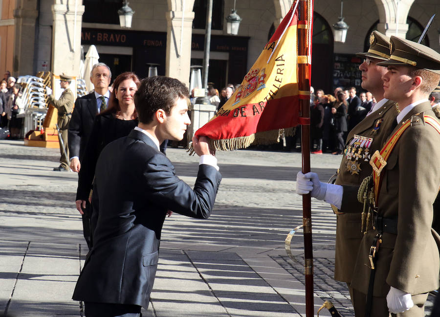 Fotos: Jura de Bandera en la Plaza Mayor de Segovia