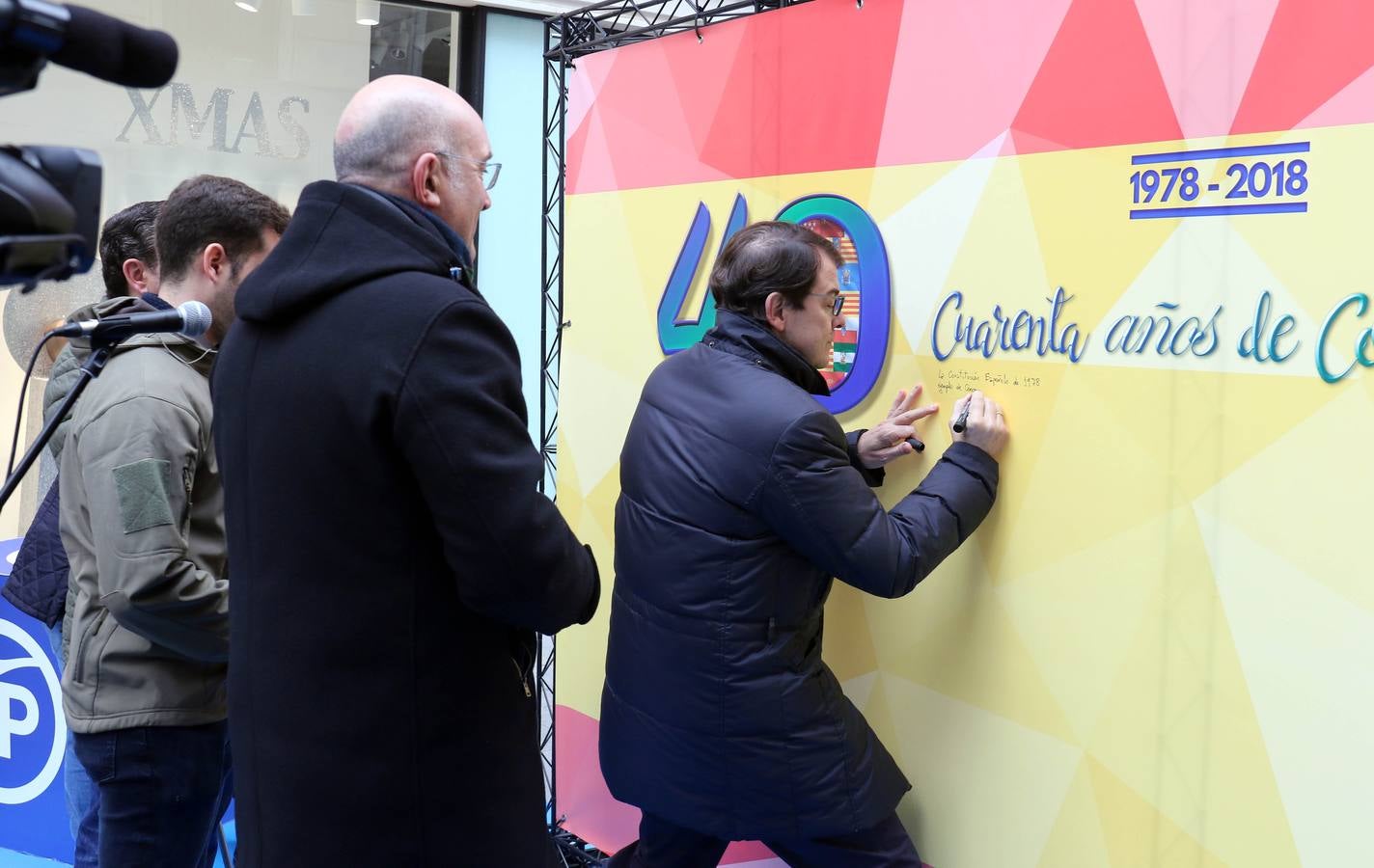 El presidente autonómico del PP y candidato a la Presidencia de la Junta, Alfonso Fernández Mañueco, aboga por un proyecto «de ilusión y futuro» para la ciudad