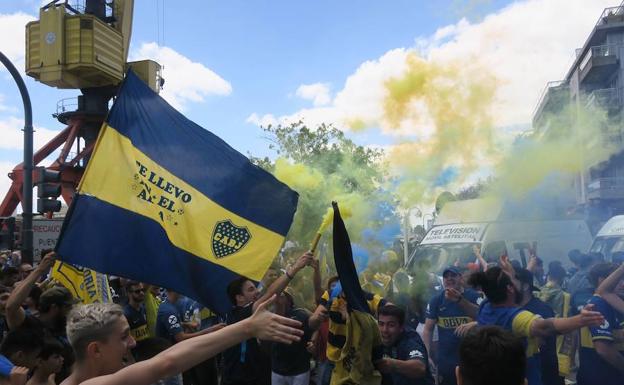 Hinchas de Boca Juniors. 