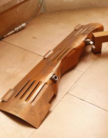 Imagen secundaria 2 - Daños realizados por el ladrón en la Parroquia de San Telmo de Palencia.