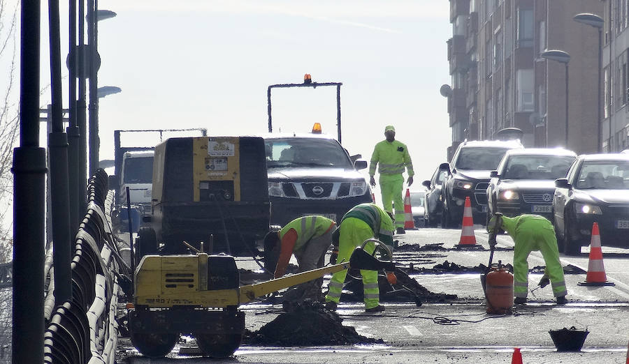 Fotos: Obras en Arco de Ladrillo (Valladolid)