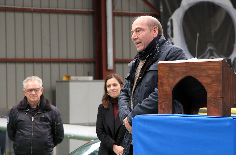 Fotos: Homenaje a José Antonio González en el aeródromo de Fuentemilanos