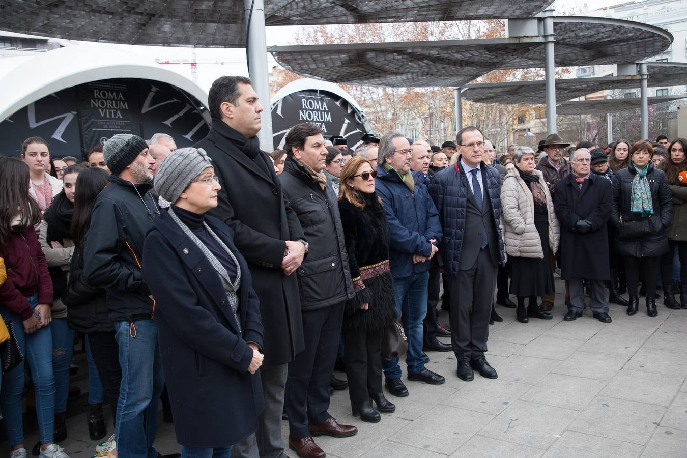 Concentración por la muerte de Laura Luelmo en Zamora.