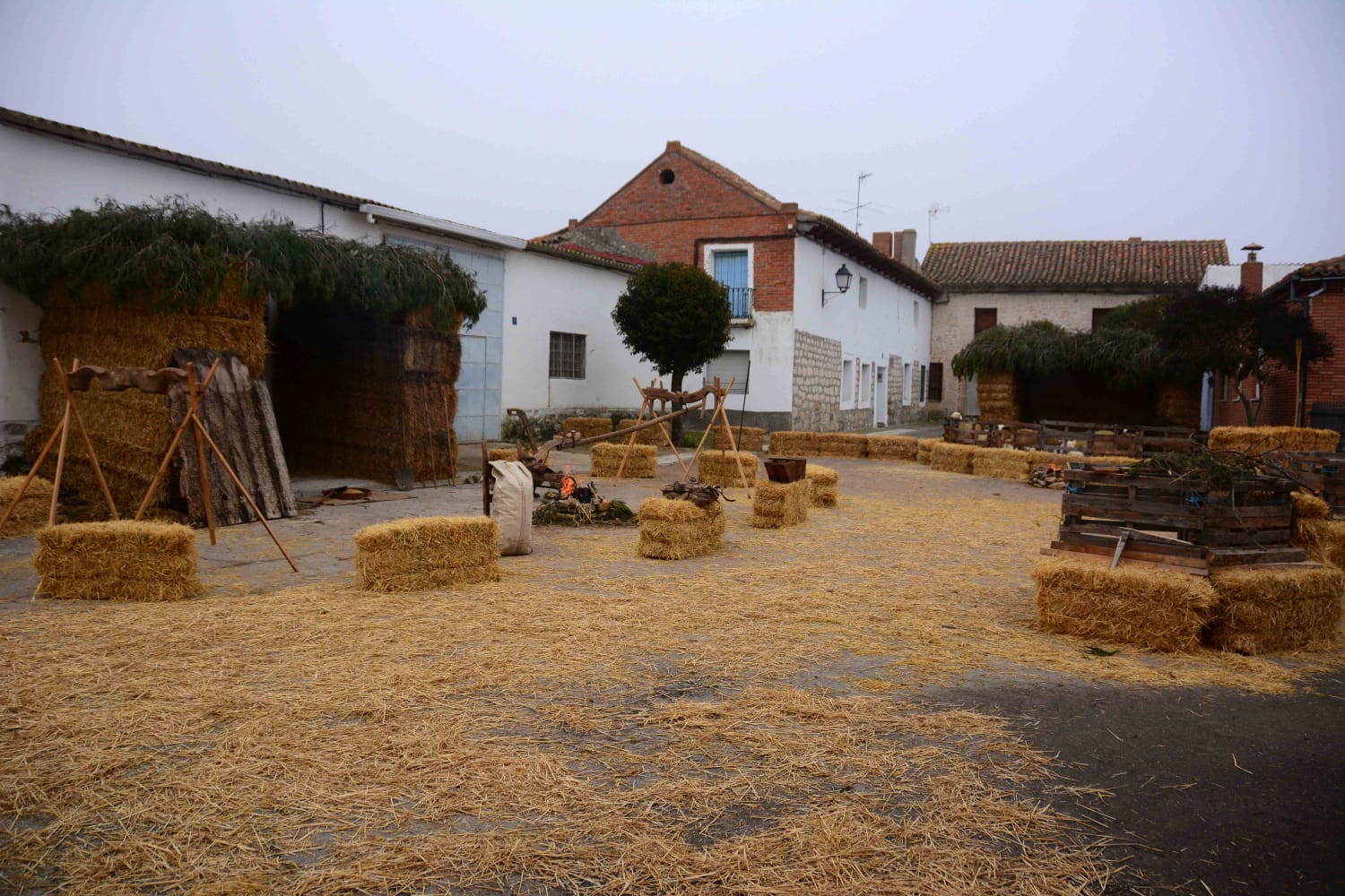 Sesenta actores y la representación de hasta 13 oficios castellanos se han dado cita en esta localidad de Torozos con motivo de la Navidad