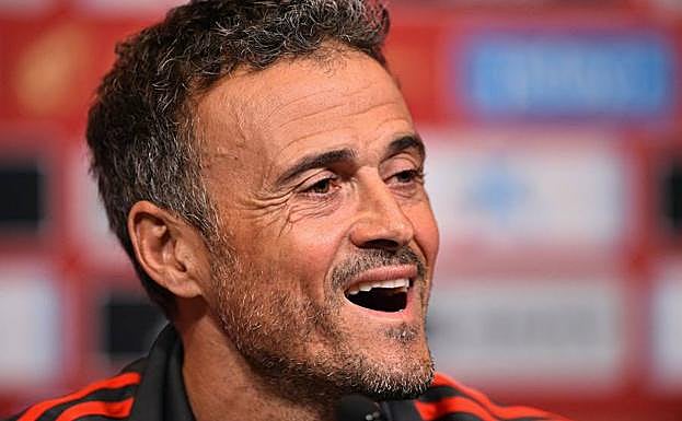 Luis Enrique, seleccionador español. 