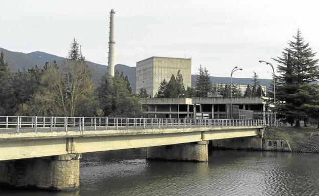 Instalaciones de la central nuclear de Santa María de Garoña.