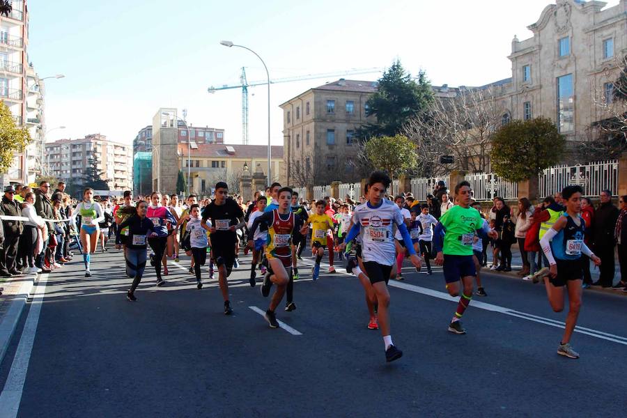 Fotos: Tercera carrera de niños de la San Silvestre salmantina