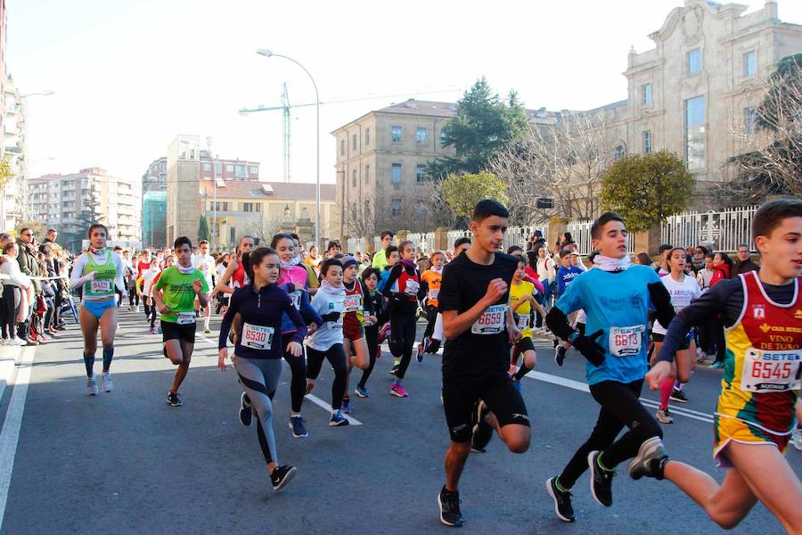 Fotos: Tercera carrera de niños de la San Silvestre salmantina