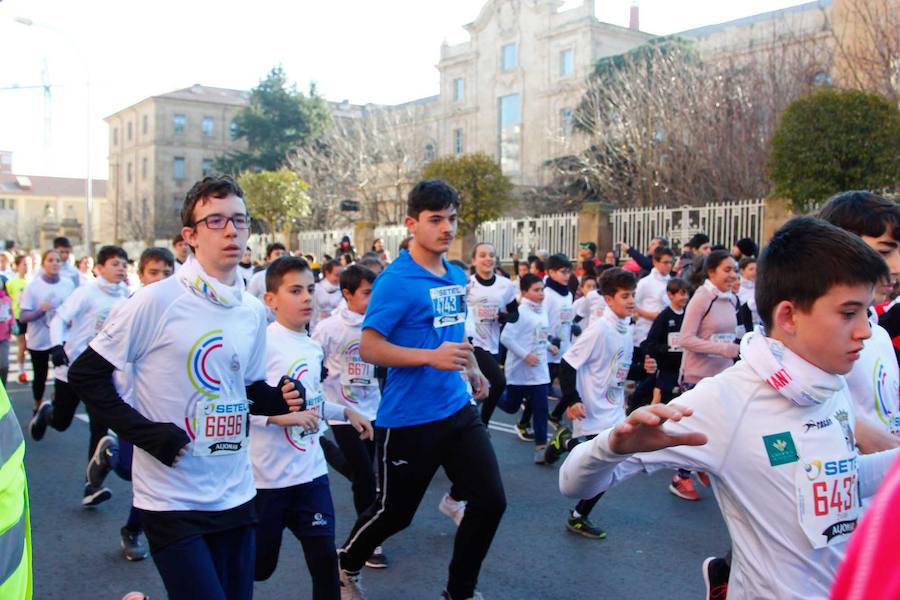 Fotos: Tercera carrera de niños de la San Silvestre salmantina