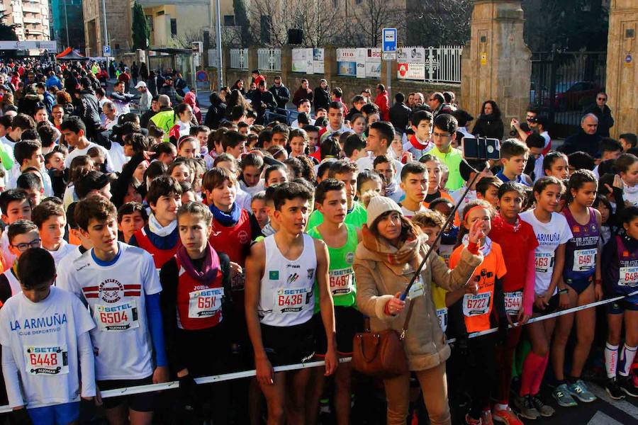 Fotos: Tercera carrera de niños de la San Silvestre salmantina