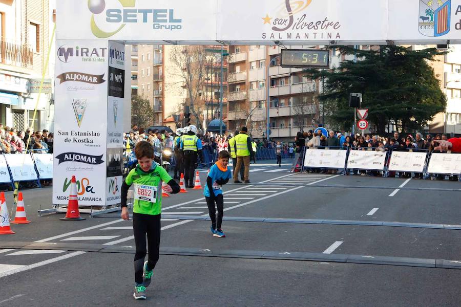 Fotos: Segunda carrera de niños de la San Silvestre salmantina