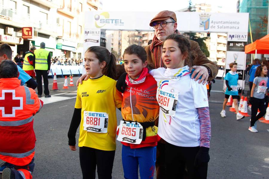 Fotos: Segunda carrera de niños de la San Silvestre salmantina