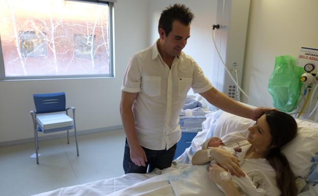 Hugo, primer niño nacido en Valladolid en 2019