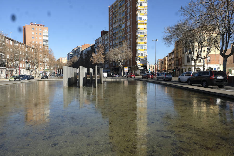 Helada en Valladolid.