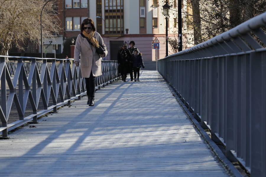 Helada en Peñafiel.
