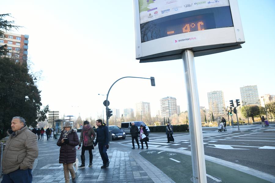 Helada en Valladolid.