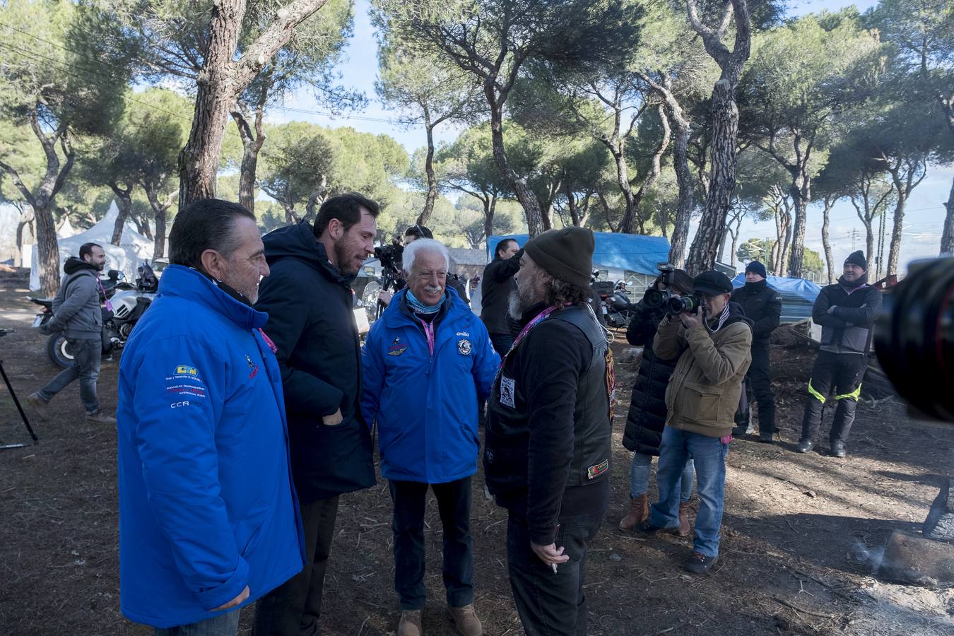 Fotos: Óscar Puente visita las instalaciones de la Antigua Hípica Militar