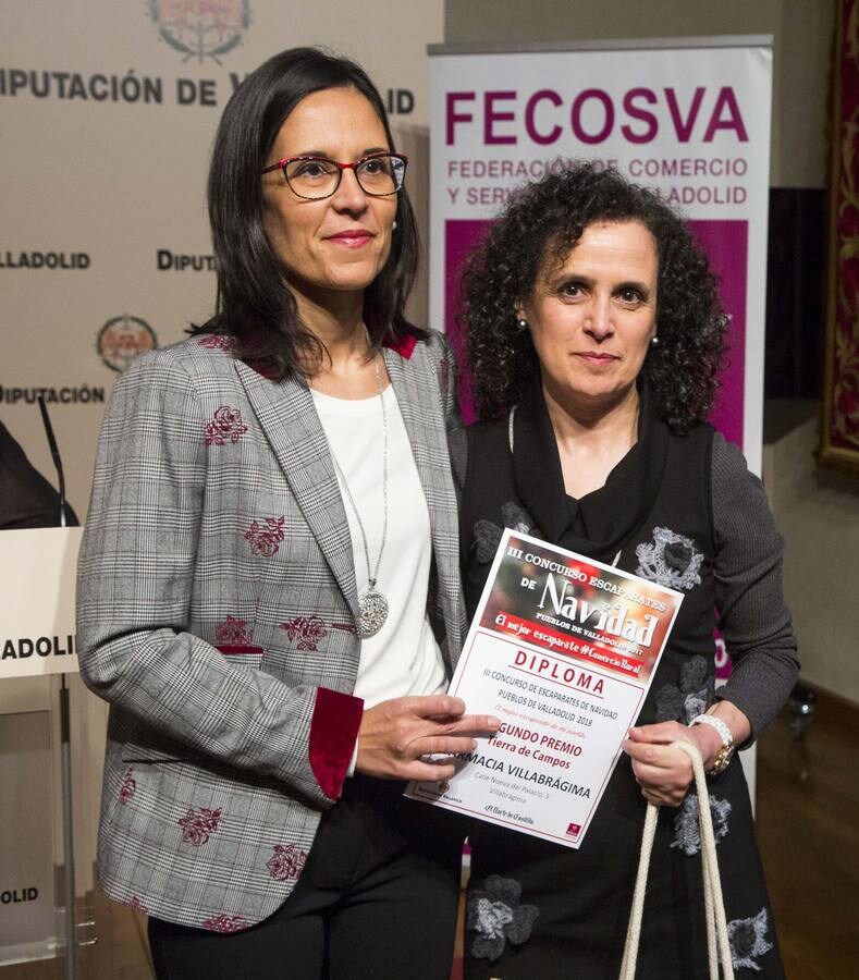Fotos: Entrega de premios del III Concurso Escaparates de Navidad Pueblos de Valladolid