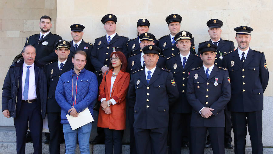 Fotos: Celebración del aniversario de la Policía Nacional en Segovia