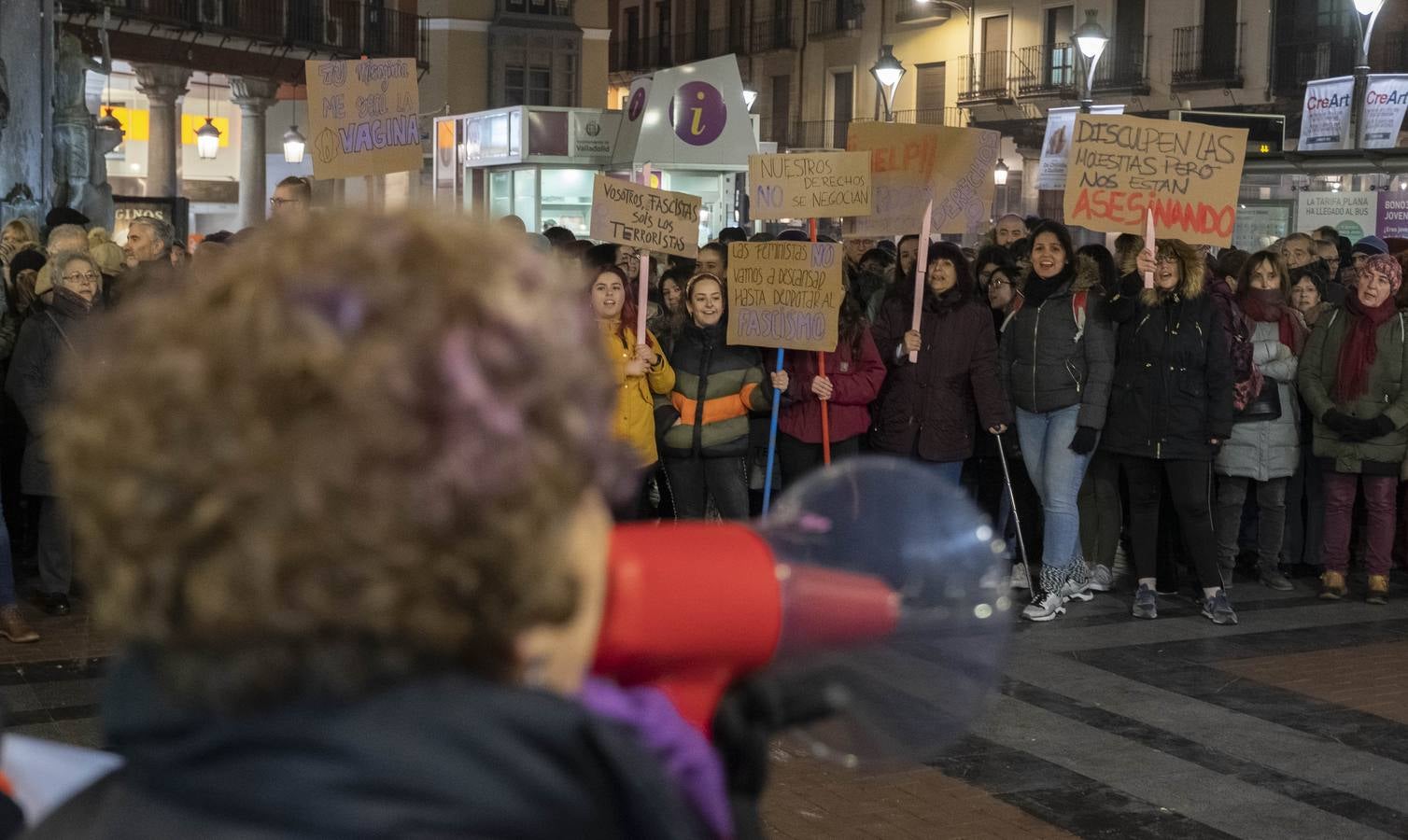 Bajo el lema 'Ni un paso atrás en igualdad', cientos de personas se han manifestado por el centro de la ciudad 