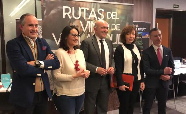 Presentación de las Rutas del vino de Valladolid en Madrid. 