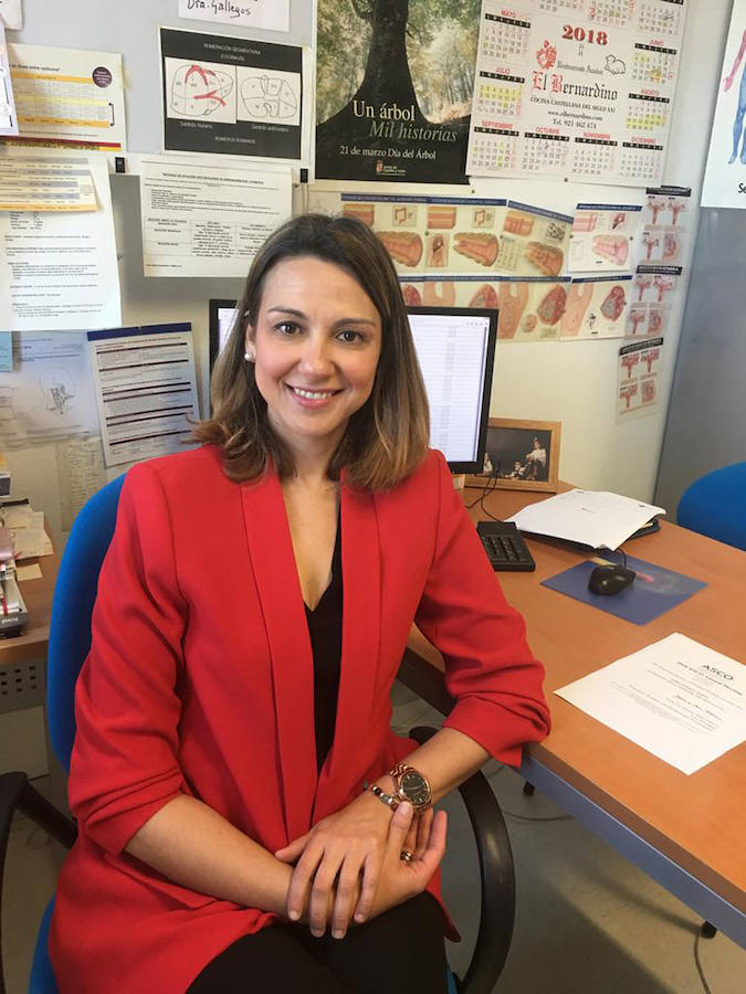 La doctora Isabel Gallegos, en su despacho.