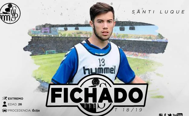 El extremo Santi Luque, nuevo jugador del Salamanca CF