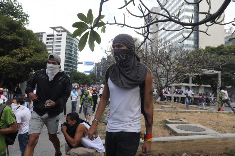 Fotos: Enfrentamientos en Venezuela tras la autoproclamación de Juan Guaidó