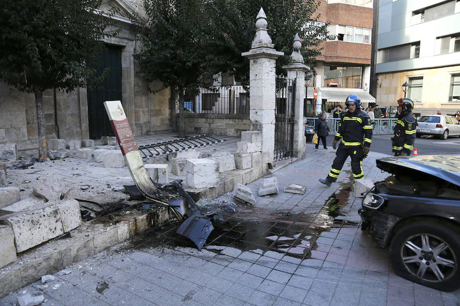 Fotos: Atropello en la calle la cestilla de Palencia