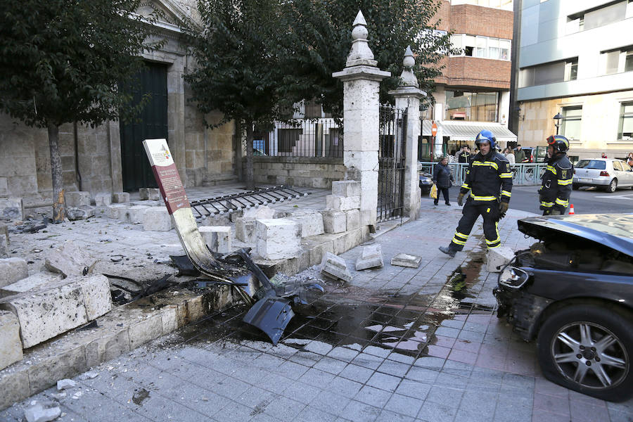 Fotos: Atropello en la calle la cestilla de Palencia