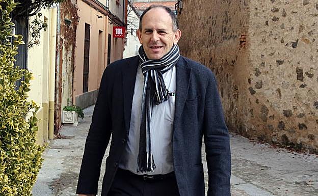 José Luis Aceves, a su llegada a la sede socialista.