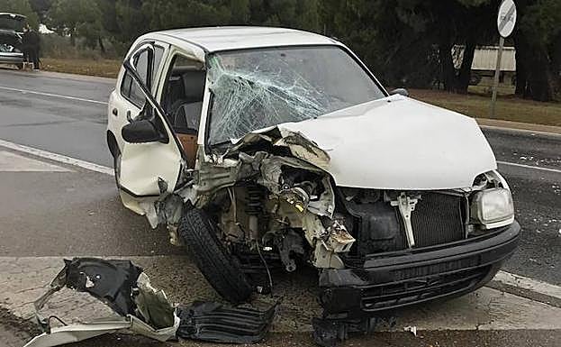 Estado en el que quedó el vehículo implicado en el accidente. 