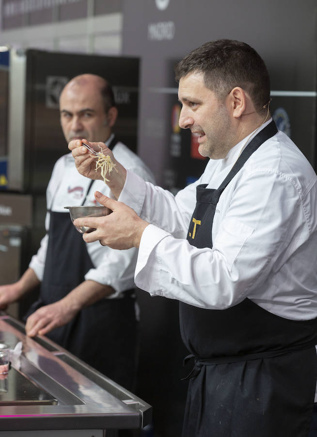 Fotos: Los chefs vallisoletanos Víctor Martín y José Castrodeza en Madrid Fusión