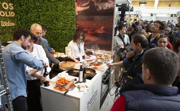 Estand de Alimentos de Valladolid en Madrid Fusión. 