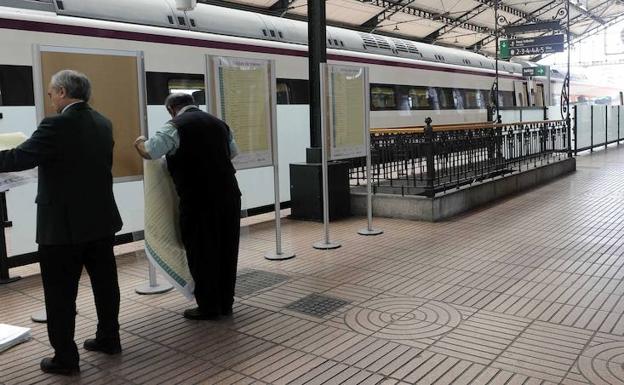 Estación de trenes Campo Grande, en Valladolid.