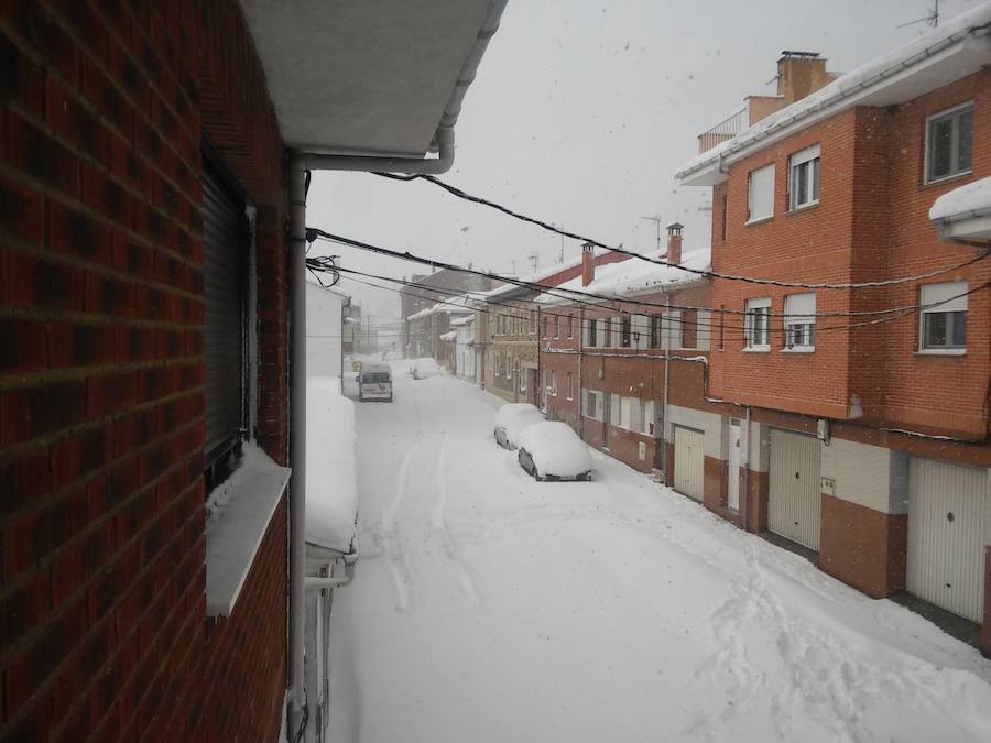 Fotos: Temporal de nieve en Guardo