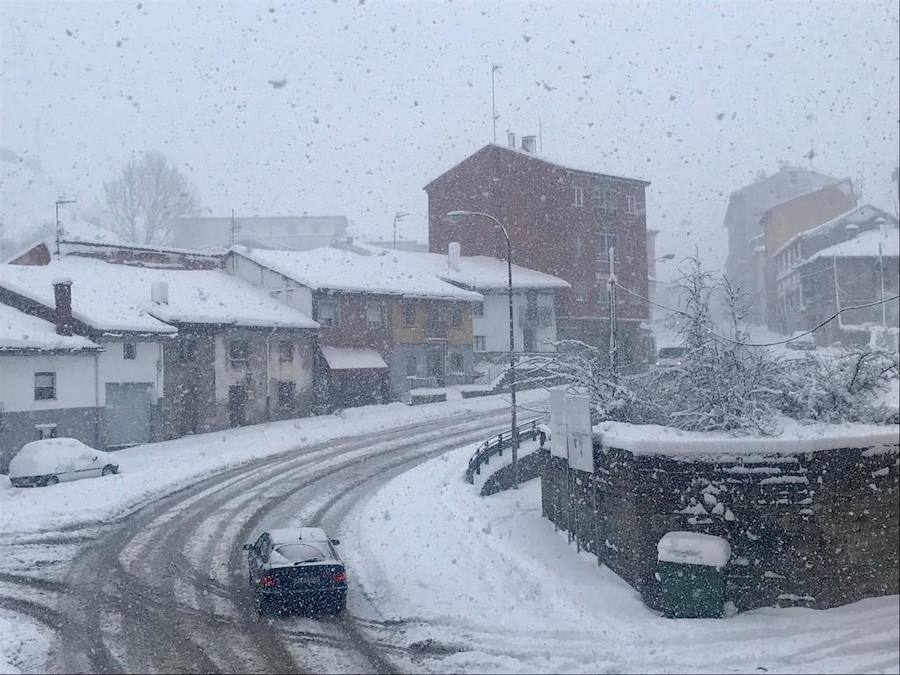 Fotos: Temporal de nieve en Guardo